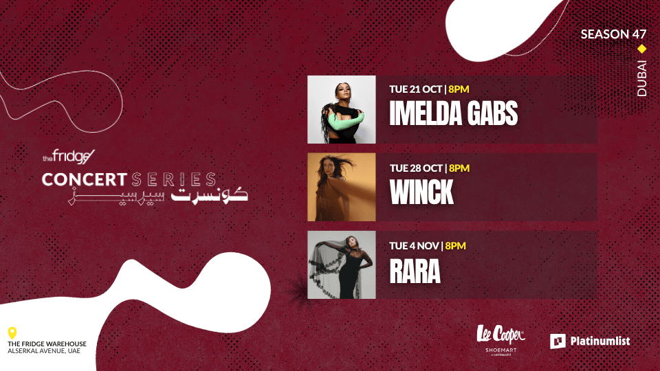 The Fridge Concert Series Season 47 in Dubai 2025 United Arab Emirates