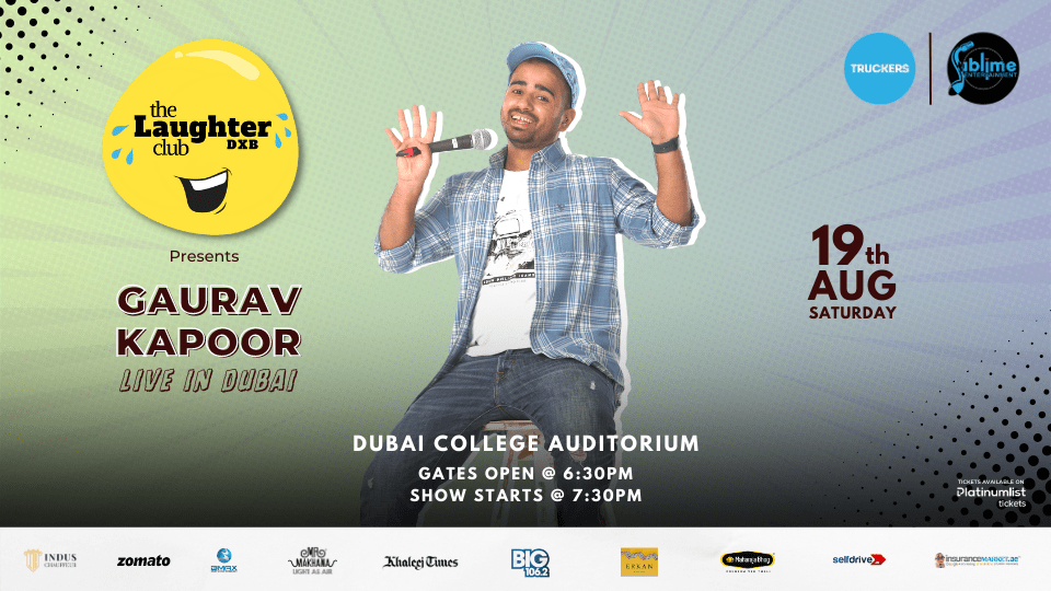 The Laughter Club Dxb Featuring Gaurav Kapoor in Dubai