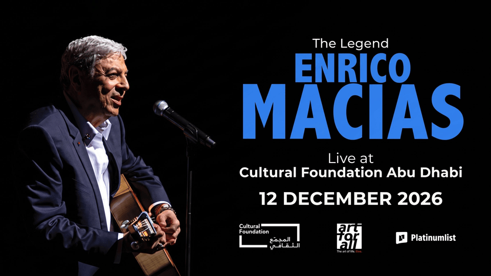 Легендарный Enrico Macias в Cultural Foundation в Абу-Даби