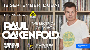 The Legends of Trans: Paul Oakenfold in Dubai The Legends of Trans: Paul Oakenfold in Dubai