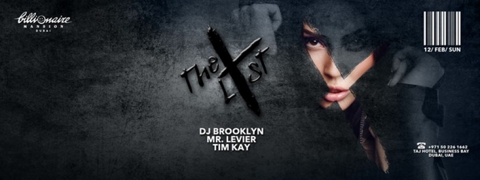 The LIST - Sundays at Billionaire Mansion