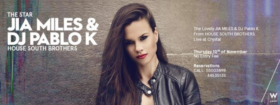 The Lovely JIA MILES & DJ PABLO K (HSB ) Live at Crystal Club