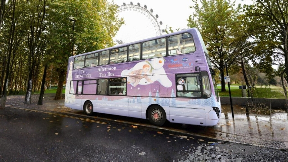 The Snowman Official Afternoon Tea Bus Tour 2025 United Kingdom