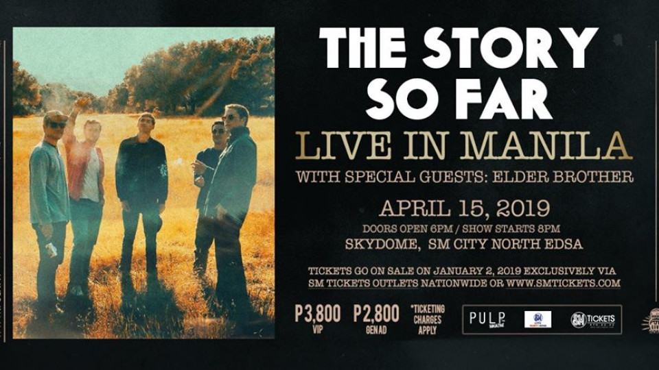 The Story So Far Live in Manila with Elder Brother
