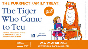The Tiger Who Came To Tea at Cultural Foundation Abu Dhabi