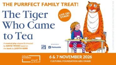 The Tiger Who Came To Tea at Cultural Foundation Abu Dhabi