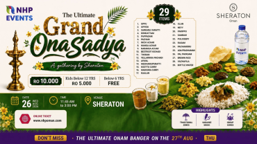 The Ultimate Grand OnaSadya in Muscat