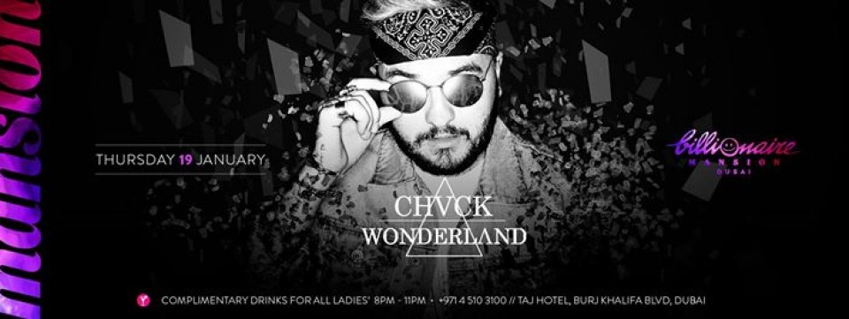Thursdays with Dj Chuck Wonderland 19.01