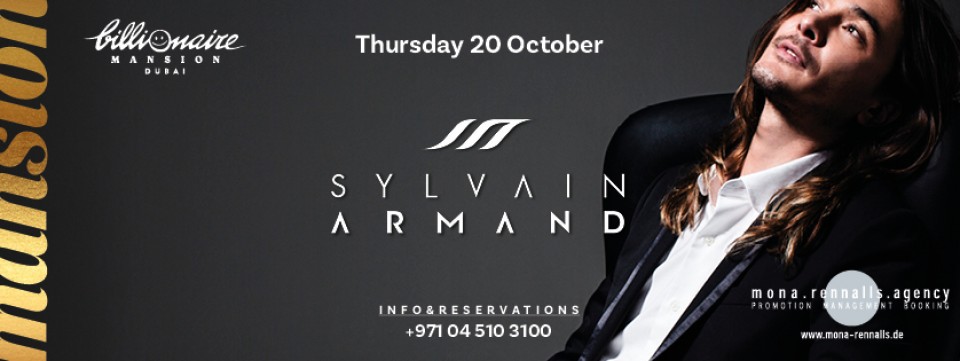 Thursday's with Dj Sylvain Armand Thursday's with Dj Sylvain Armand