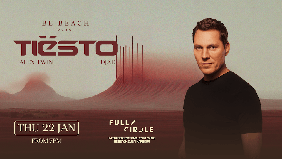 Tiesto at Be Beach Dubai