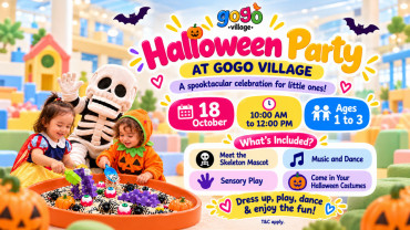 Toddlers Halloween Party at Gogo Village