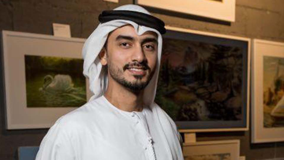 جاليري مجمع الثقافي مع سقاف الهاشمي