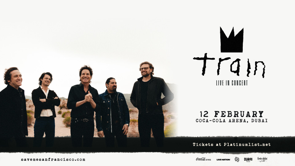 Train Live at Coca-Cola Arena in Dubai 2026 United Arab Emirates