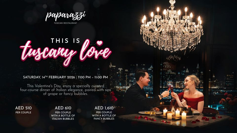 Tuscany Love at Paparazzi Tuscan Restaurant