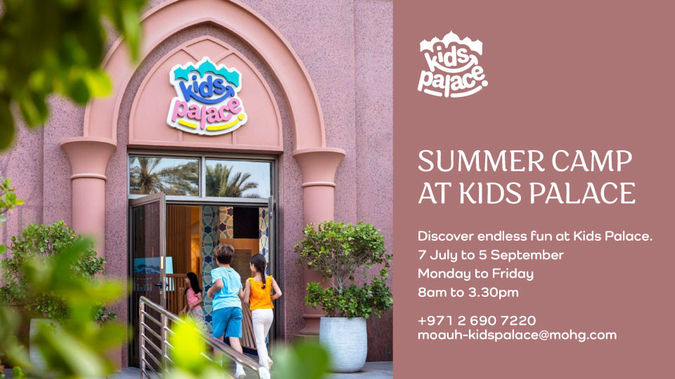 Ultimate Summer Camp Adventure at Kids Palace, Emirates Palace Mandarin Oriental in Abu Dhabi