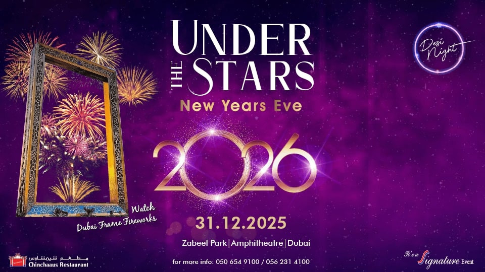 Under The Stars “New Years Eve” 2025 United Arab Emirates