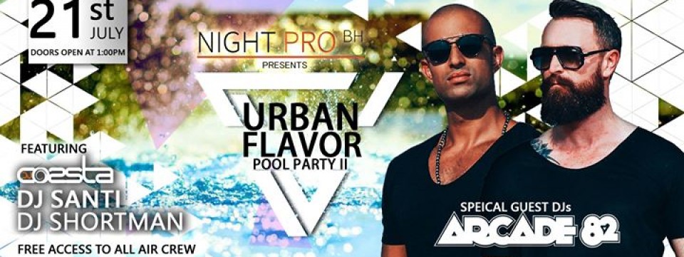 Urban Flavor Pool Party II Feat Arcade 82