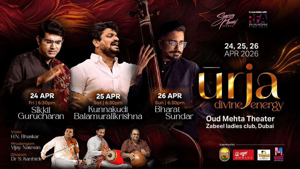 URJA - Divine Energy at Oud Mehta Theater in Dubai