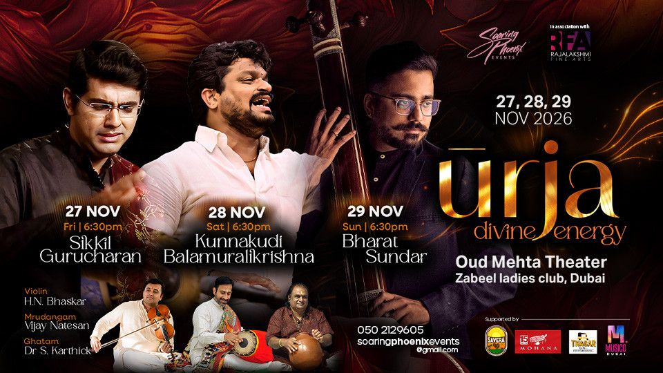 URJA - Divine Energy at Oud Mehta Theater in Dubai