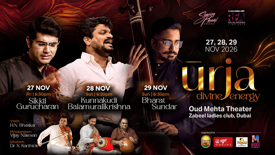 URJA - Divine Energy at Oud Mehta Theater in Dubai