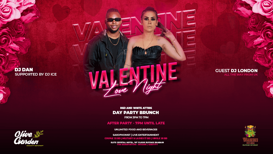 Valentine Love Night at Elite Crystal Hotel