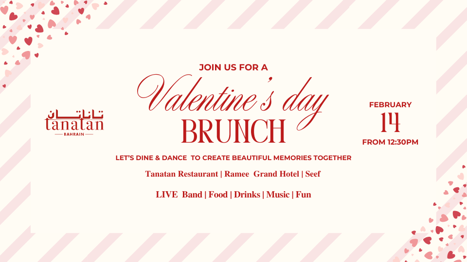 Valentine’s Day Brunch at Tanatan - Ramee Grand Hotel