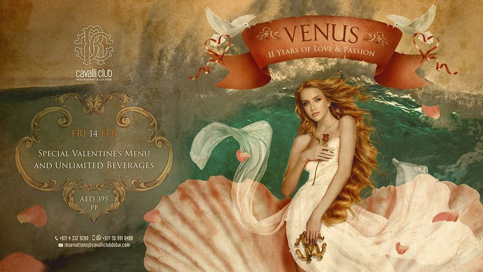 Venus - Valentine's Day by #CavalliClubDubai
