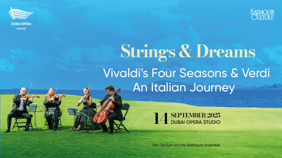 Strings & Dreams: Verdi’s String Quartet & Vivaldi’s The Four Seasons at Dubai Opera Studio