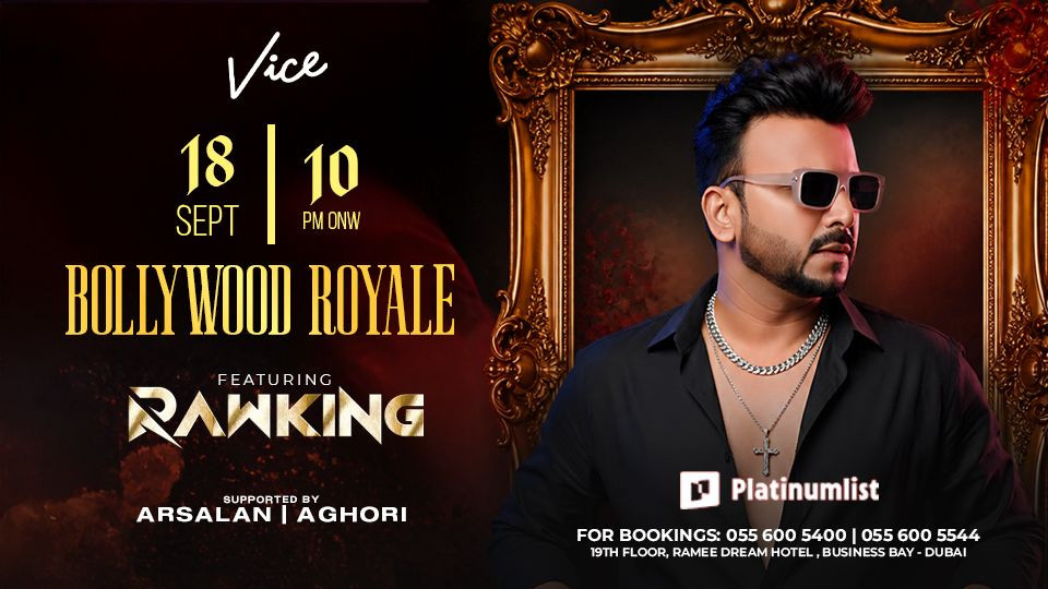 Vice Presents Biggest Friday Bollywood Night in Dubai 2026 United Arab Emirates
