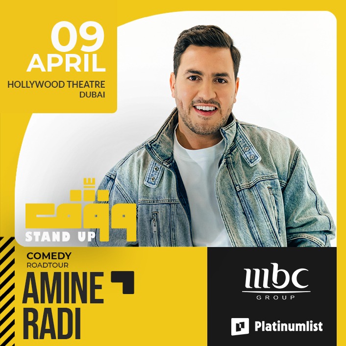 Wagef! Amine Radi Live in Dubai Tickets, 2026 Comedy Show - Platinumlist.net