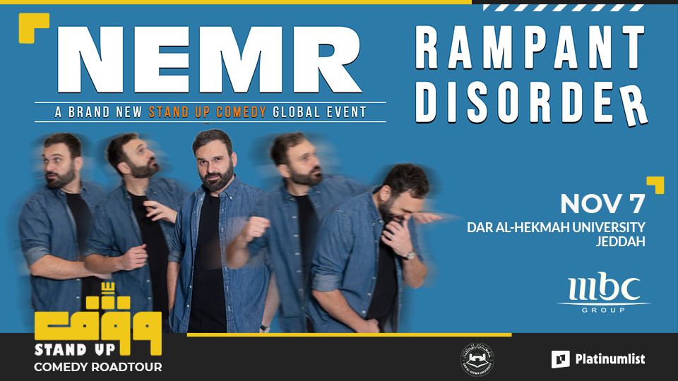 Wagef! Nemr Live Comedy Show in Jeddah