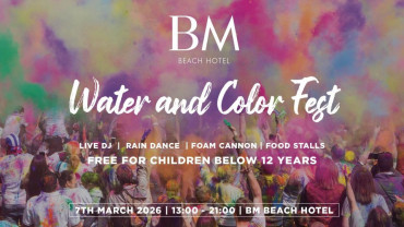 Water & Color Fest at BM Beach Hotel in Dubai