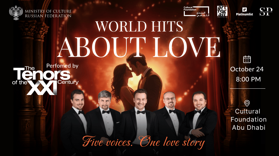 World Hits About Love в исполнении The Tenors of the XXI Century в Cultural Foundation Абу-Даби