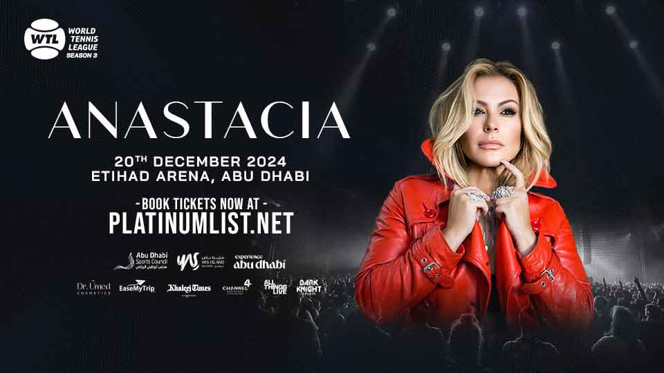 World Tennis League presents Anastacia Live in Abu Dhabi