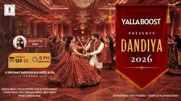 Dandiya Night Bahrain 2026 At The Diplomat Radisson Blu Hotel & Spa