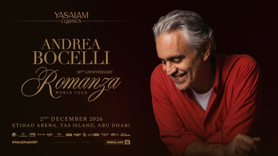 Yasalam Classics Presents Andrea Bocelli Live in Abu Dhabi