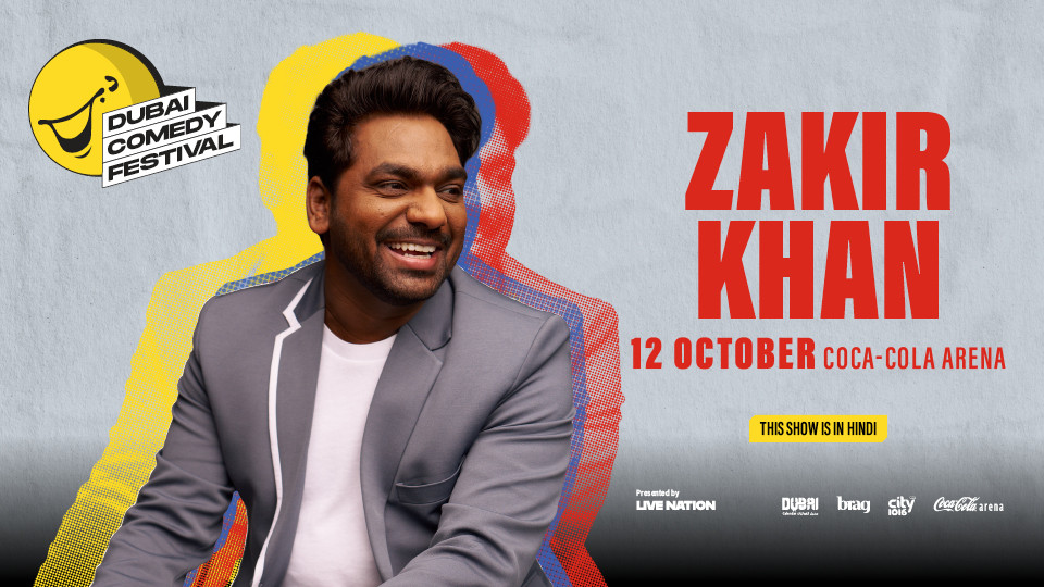 Zakir Khan Net Worth 2025: Stand-Up Legend’s Wealth & Influence Zakir Khan Live at Coca-Cola Arena in Dubai 2025 United Arab Emirates
