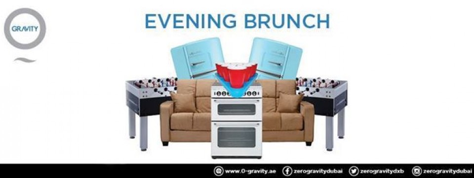 Zero Gravity Evening Brunch every Thursday and Friday Zero Gravity Evening Brunch every Thursday and Friday