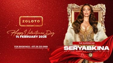 Zoloto представляет концерт SERYABKINA в Дубае
