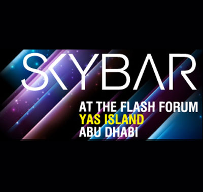 Skybar at the Flash Forum Yas Island Abu Dhabi Skybar at the Flash Forum Yas Island Abu Dhabi